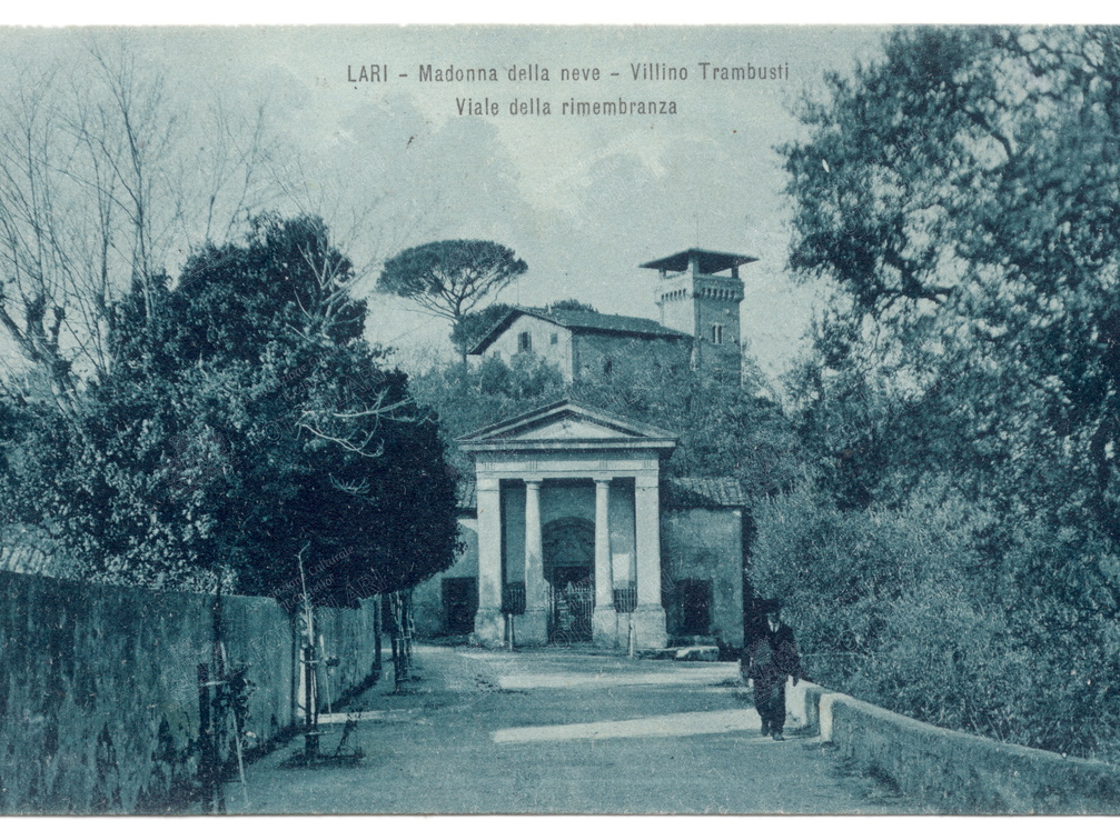 Lari - Madonna della neve - Villino Trambusti - Viale della rimembranza