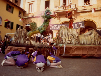 Un momento della XVI^ sagra, nel 1984
