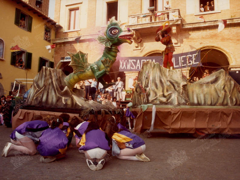 Un momento della XVI^ sagra, nel 1984