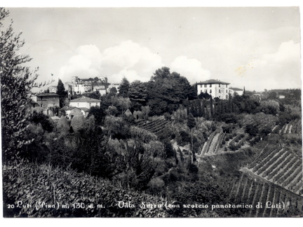 Lari - Villa Serra con scorcio panoramico