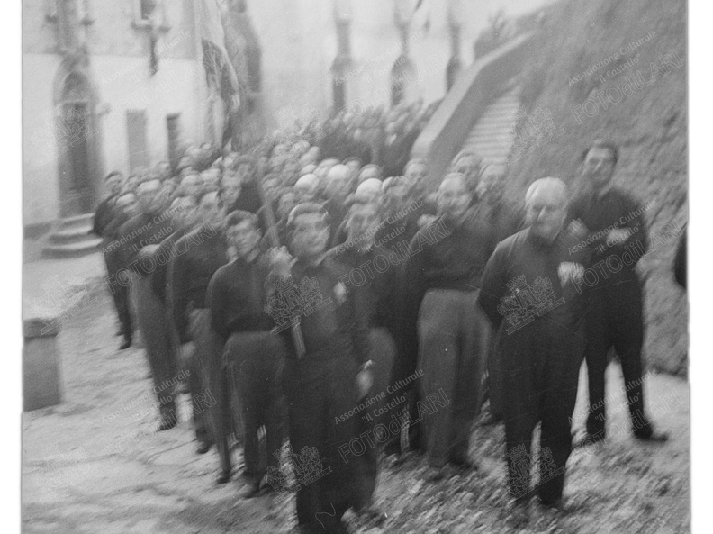Parata fascista durante la processione del Corpus Domini 1936