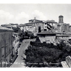 Lari  - Panorama con via Sonnino