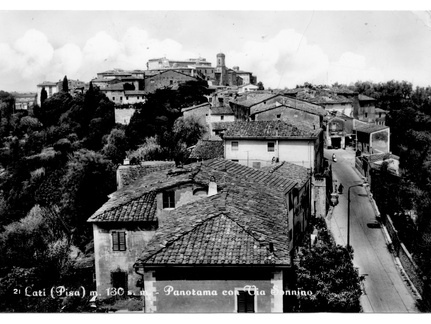 Lari - panorama con via Sonnino