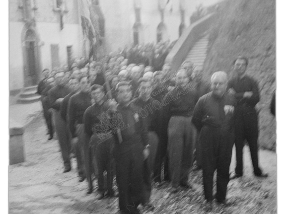 Parata fascista durante la processione del Corpus Domini 1936